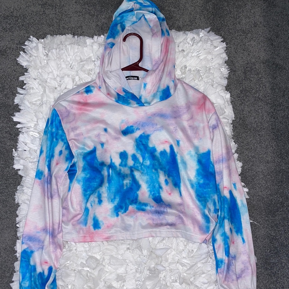 Size Medium Crop Top Fancyqube Tie Dye